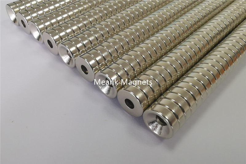 Neodymium Disc Countersunk Hole Magnets
